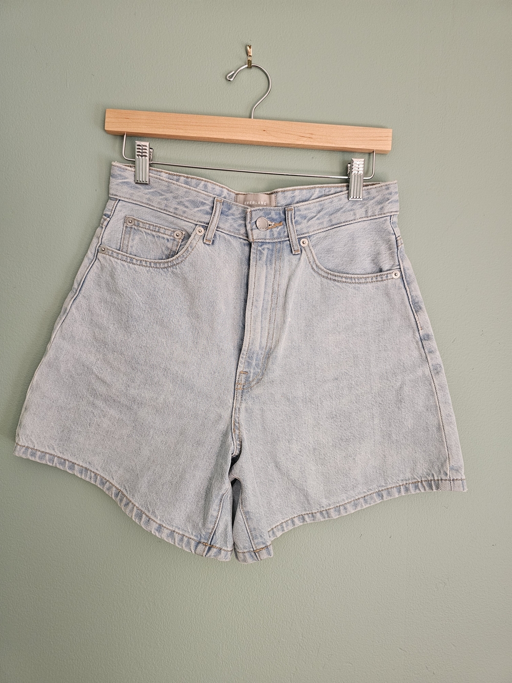 Everlane The A-Line Denim Shorts